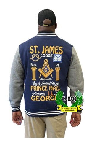Letterman Jacket 2-Tone Fleece
