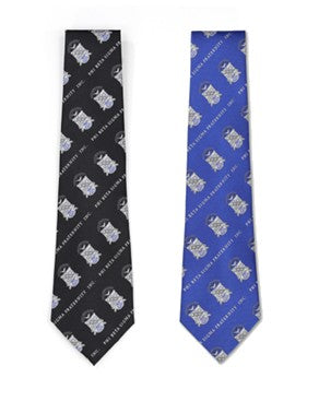 Sigma Long Neck Ties with Crest