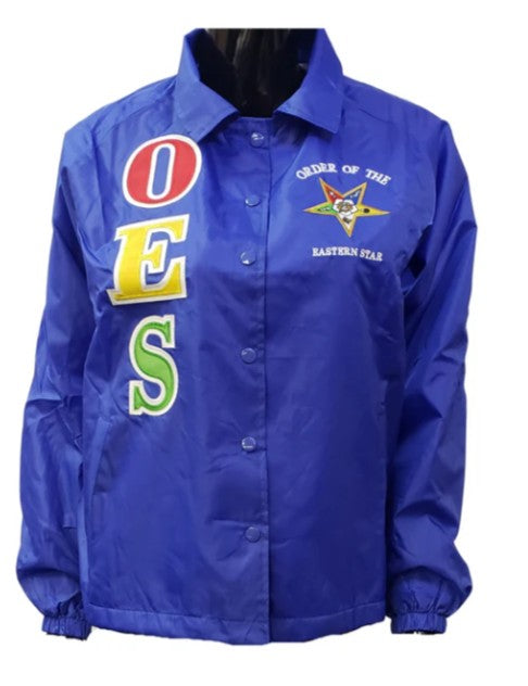 OES Windbreaker Style Coach's Jacket Royal