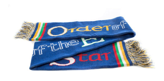 OES Knit Scarf with fringe