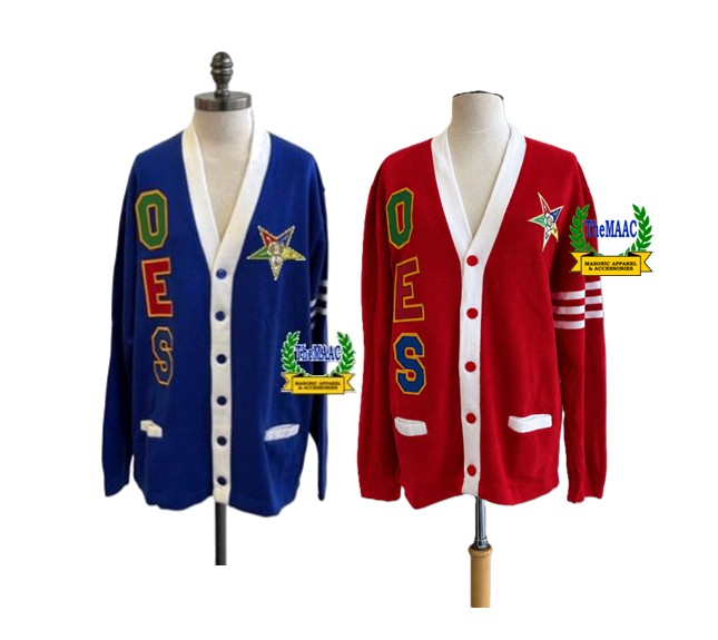 OES Striped Cardigan Sweater
