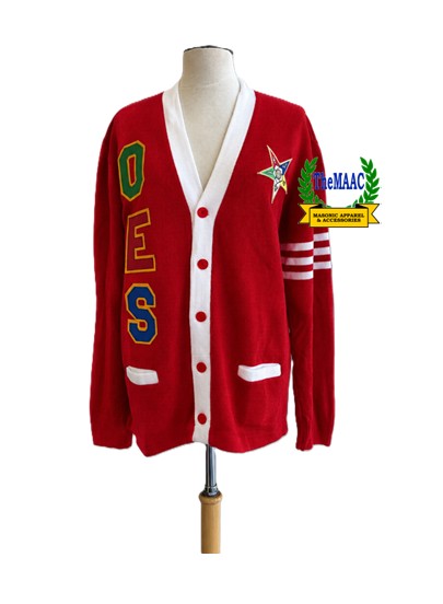 OES Striped Cardigan Sweater