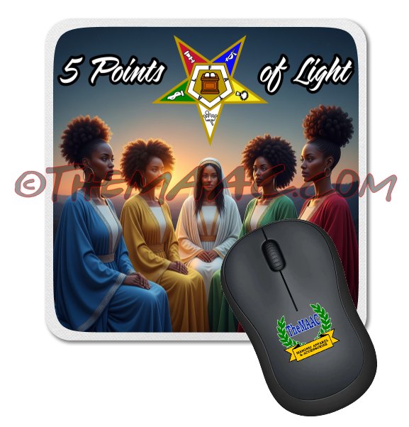 OES 5 Points of Light Mousepad