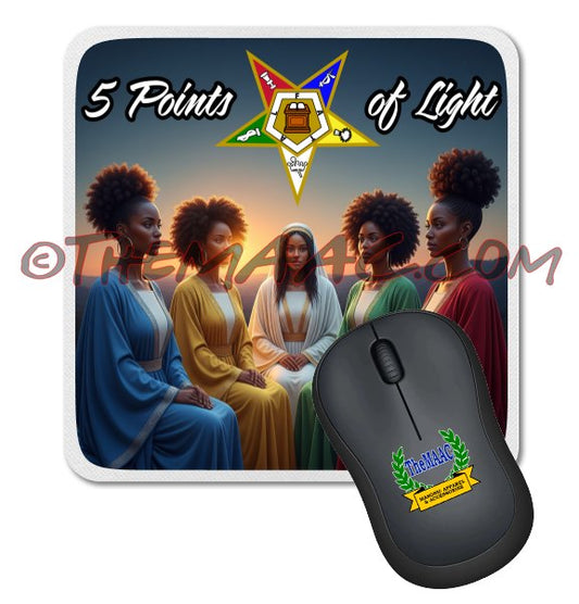OES 5 Points of Light Mousepad