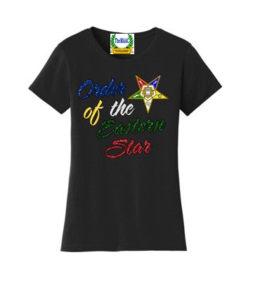 Eastern Star Glitter-Styled Tee