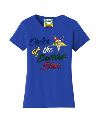 Eastern Star Glitter-Styled Tee