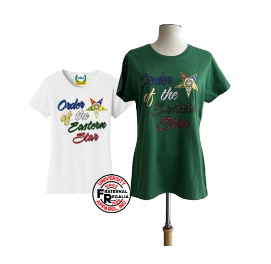 Eastern Star Glitter-Styled Tees