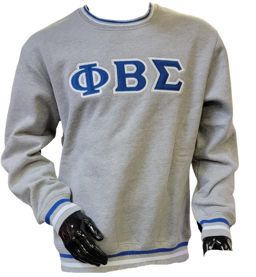 Phi Beta Sigma Crewneck with Trim