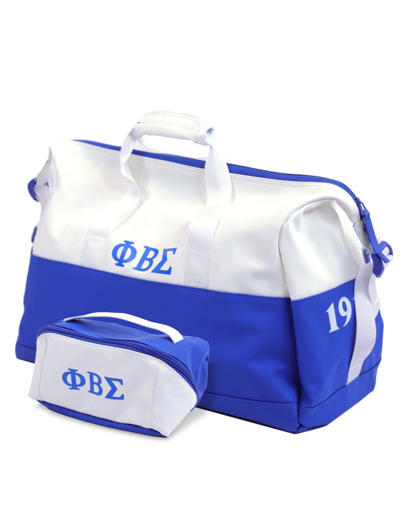 Phi Beta Sigma Duffel & Toiletry Bag
