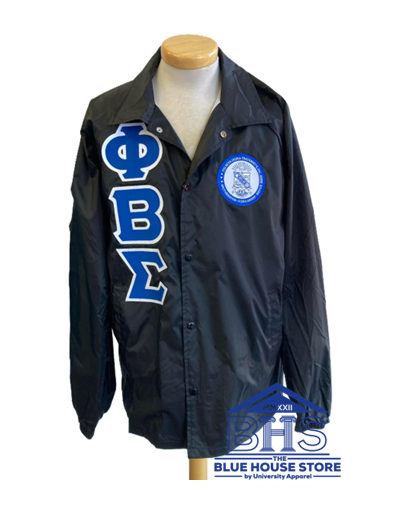 Phi Beta Sigma Line Jacket Black
