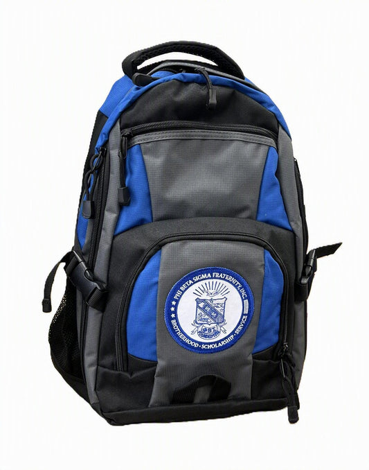 Phi Beta Sigma Tri-Color Backpack