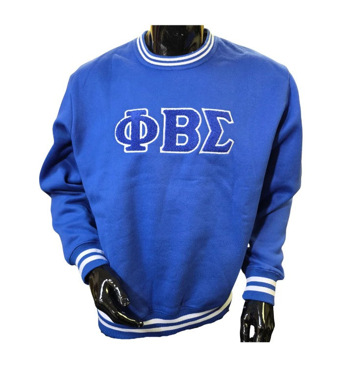 Sigma Crewneck with Chenille Lettering