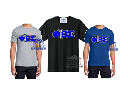 Phi Beta Sigma Greek Letter Tee with Symbol
