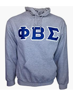 Phi Beta Sigma Hoodies Oxford Gray