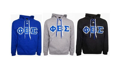 Phi Beta Sigma Laced Heavy Weight Hoodies