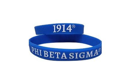 Phi Beta Sigma Silicone Bracelet 1914