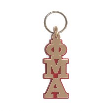 Phi Mu Alpha Key Chain Large Letter