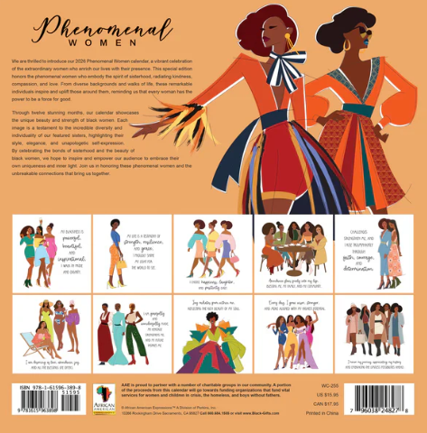 Calendar for 2026 - Phenomenal Women