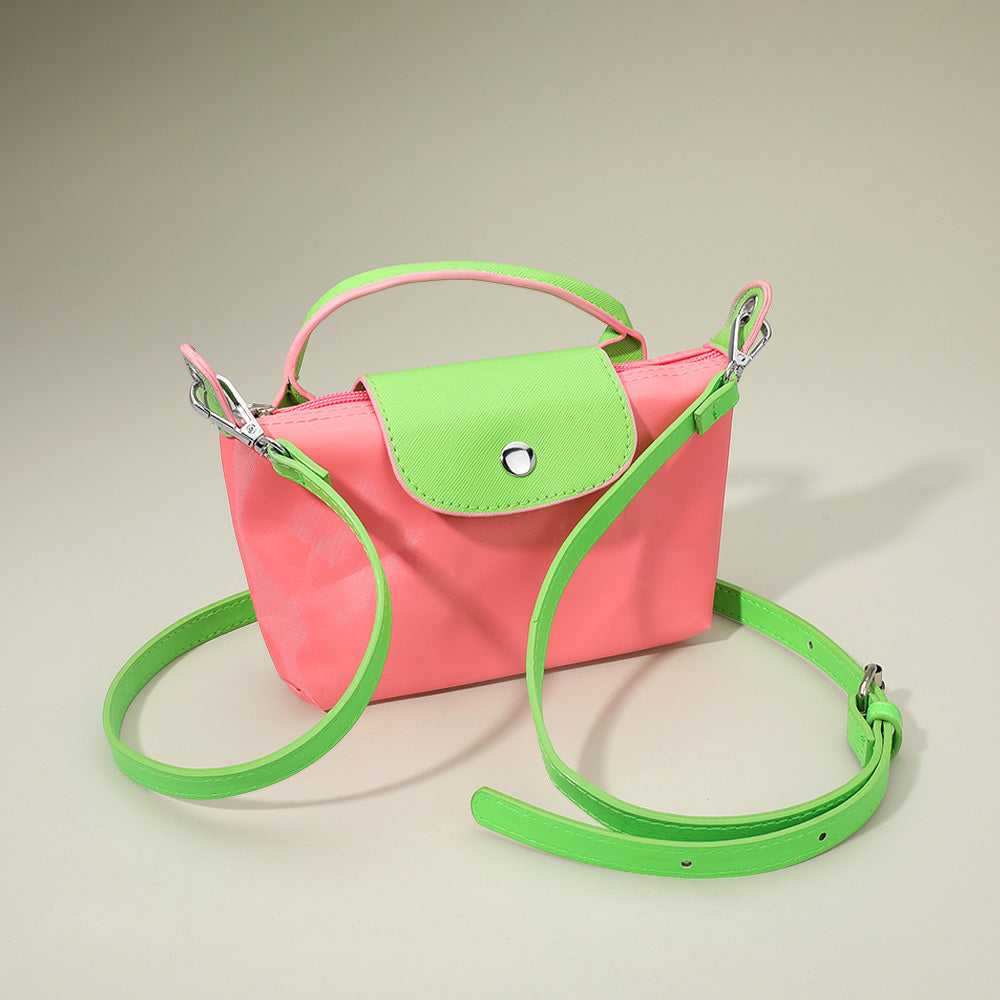 Compact 2-tone purse/crossbody bag (5 colors)