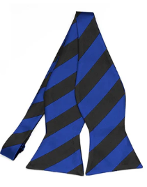 Bow Ties & Necktie in Royal/Black