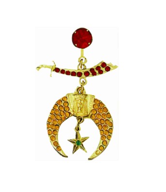 Shriner Clip on Earring