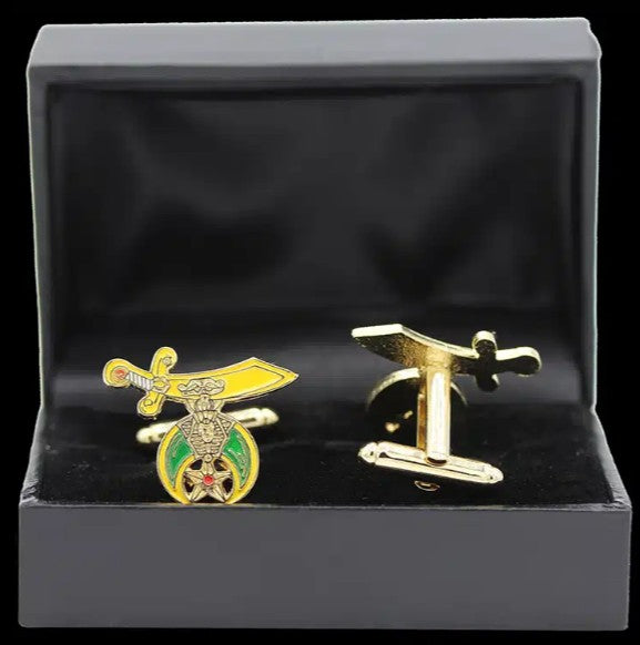 Mason Cufflinks Round Silver