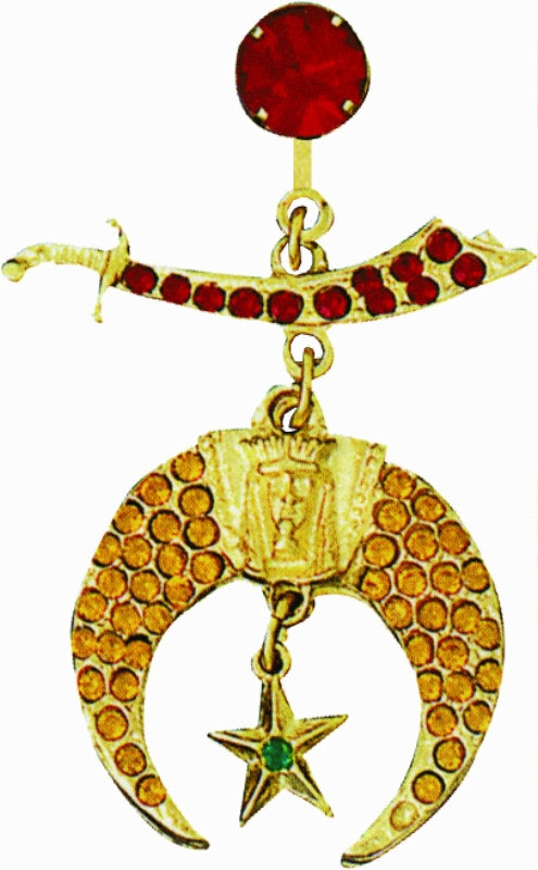 Shriner Clip on Earring