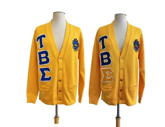 Tau Beta Sigma Cardigan Gold