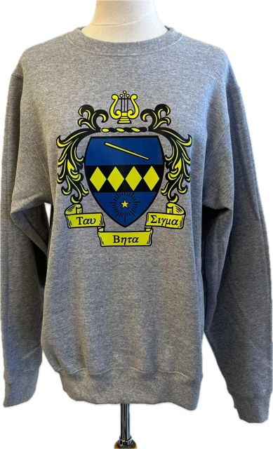 Tau Beta Sigma Crest Crewneck