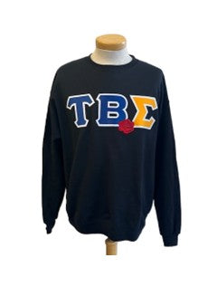 BHS Tau Beta Sigma Crewnecks with Rose