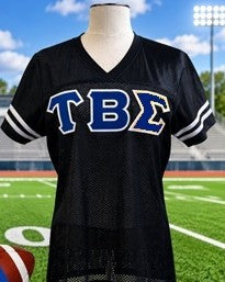 Tau Beta Sigma Football Jersey Royal/White