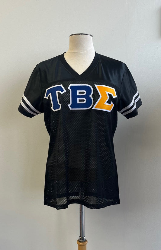 Tau Beta Sigma Football Jersey Black/White