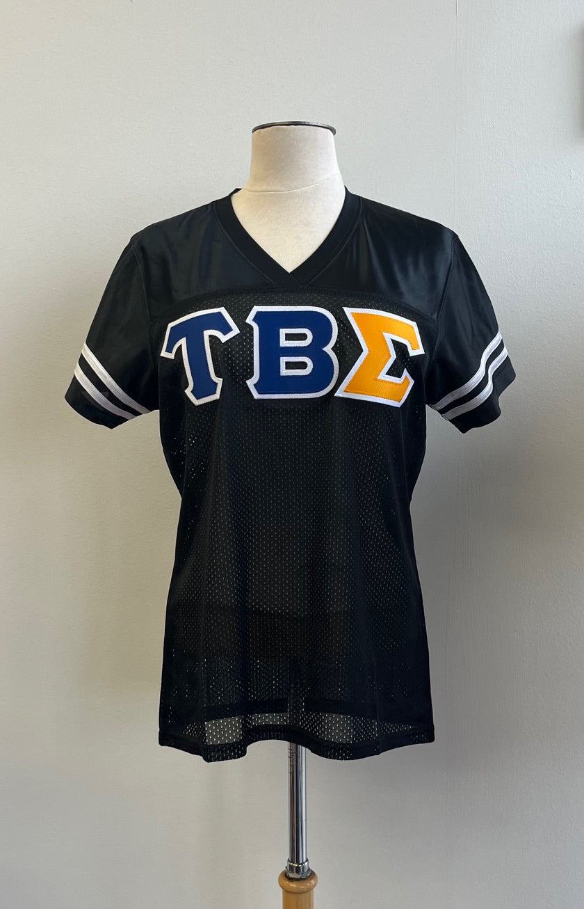 Tau Beta Sigma Football Jersey Royal/White