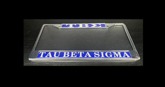 Tau Beta Sigma License Plate Frame