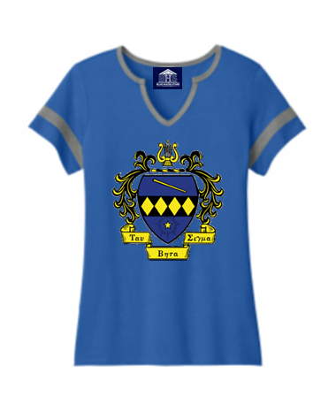 Tau Beta Sigma Notch Neck Tee