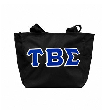 Tau Beta Sigma Zippered Tote Bags