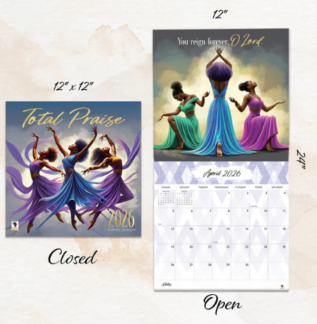 Calendar for 2026 - Total Praise