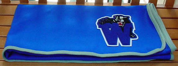 J2Sports Wool Blankets with Varsity Letter