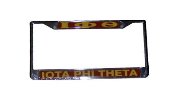 Iota Phi Theta License Plate Frame